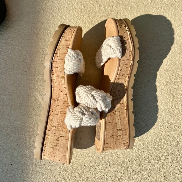 DV Dolce Vita Bondi Cork Wedge Sandals, SIze 6.5, NWOT - Picture 3 of 9